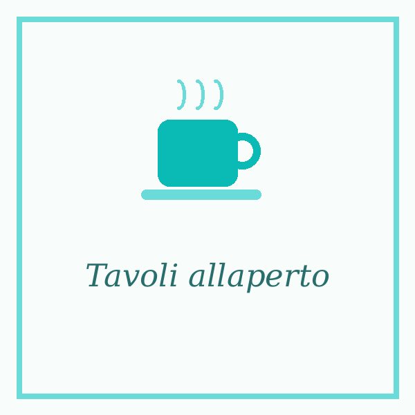 bar con tavoli all'aperto