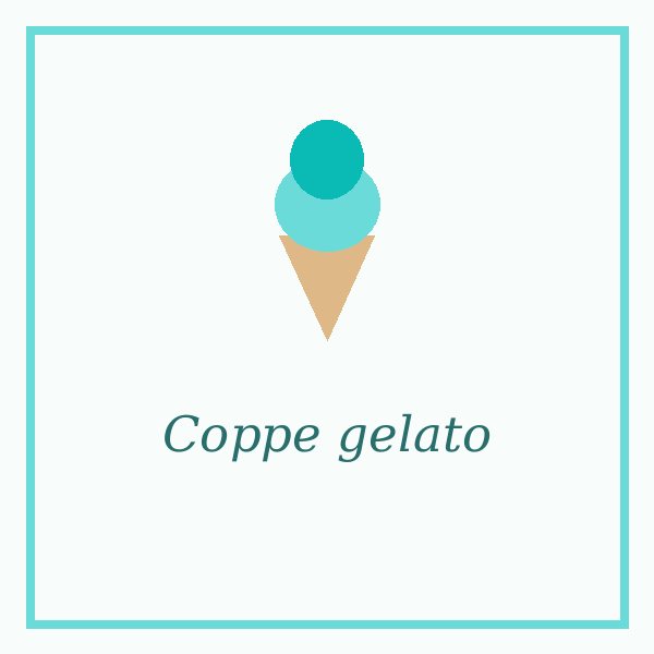 gelato in coppa, gelati con panna, gelati guarniti 